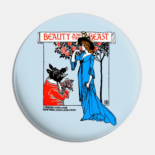 Beauty and the Beast Pin by Philozei