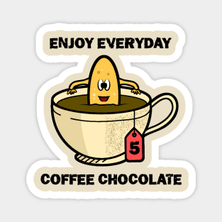 Coklate coffe holiday Magnet