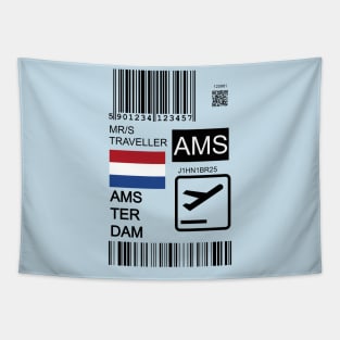 Amsterdam Netherlands travel ticket Tapestry