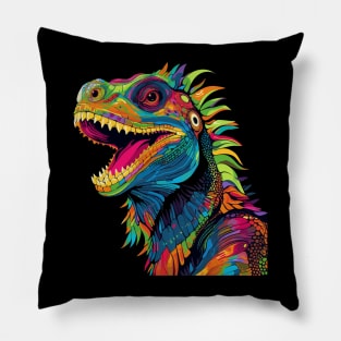 Iguana Smiling Pillow