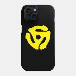 45 RECORD ADAPTER YELLOW Phone Case