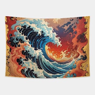 sea waves Tapestry