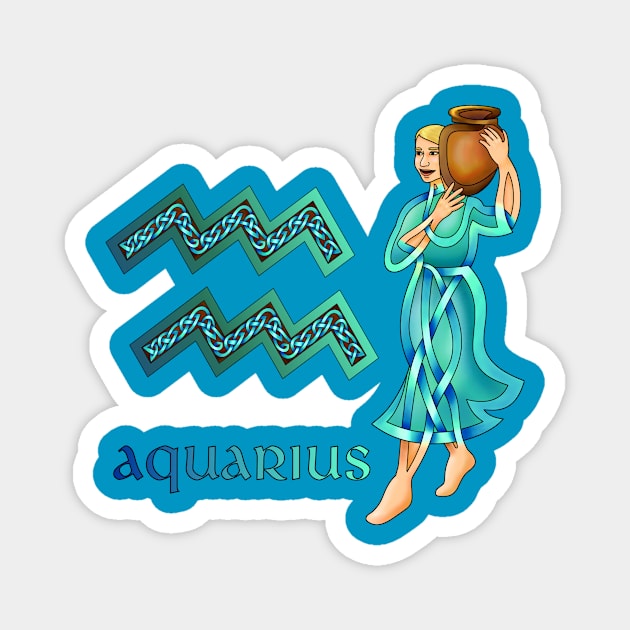 Aquarius Magnet by KnotYourWorld4