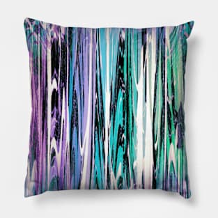 Purple Ombre Abstract Print Pillow