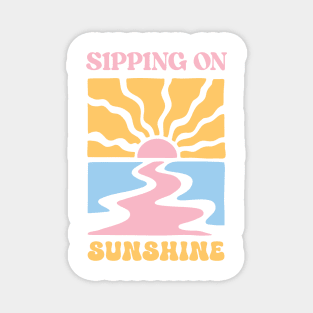 Sipping On Sunshine Magnet