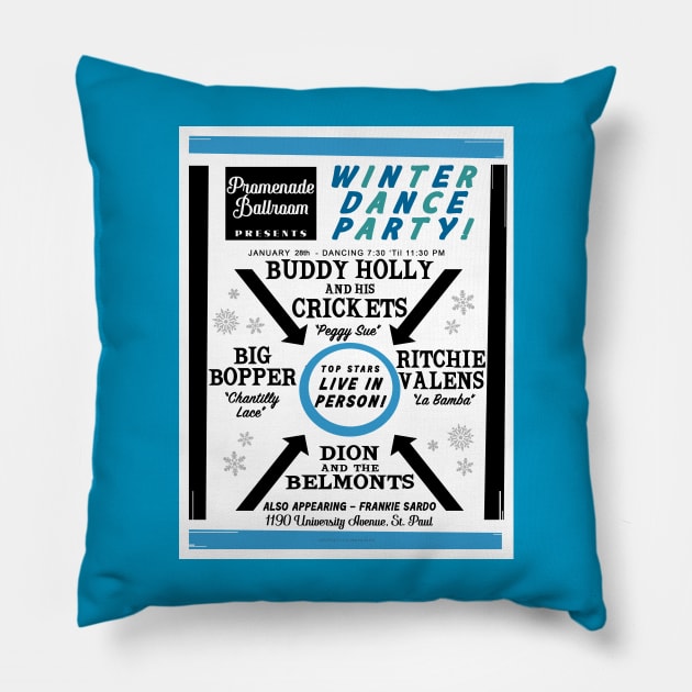 Buddy Holly St. Paul Pillow by Vandalay Industries