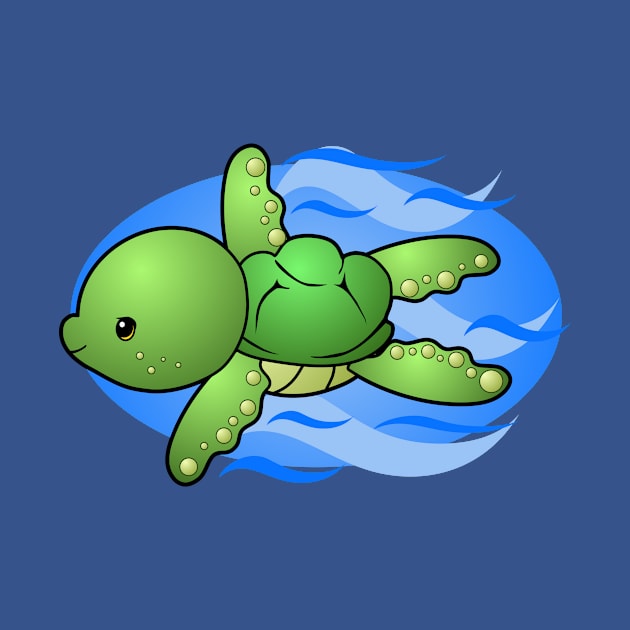 Sea Turtle by LyddieDoodles