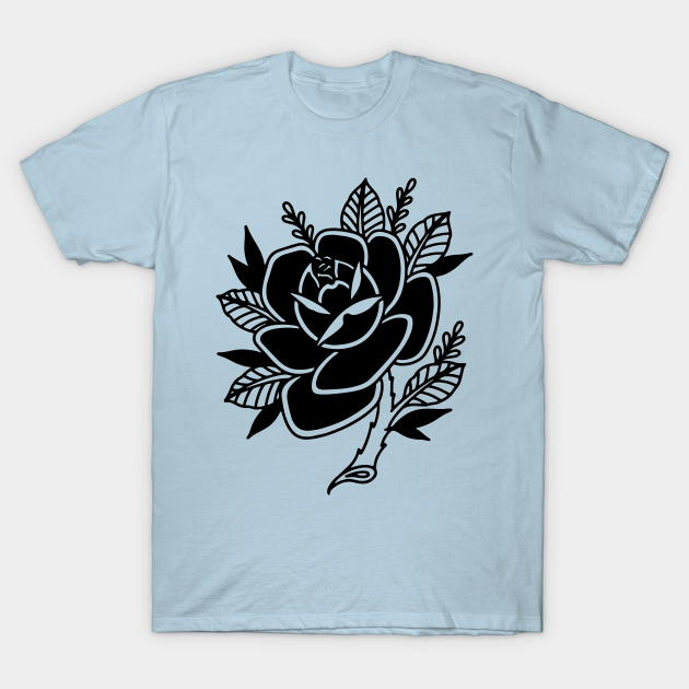 Classic Rose - Rose Tattoo - T-Shirt