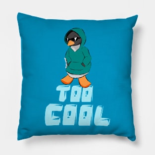 Too Cool Penguin Pillow