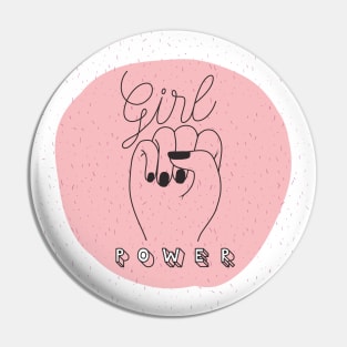 High Fist Girl Power Pin