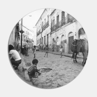 Vintage Photo of Salvador City Brazil Pin