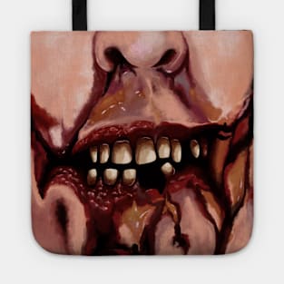 Spooky Zombie Mouth Tote