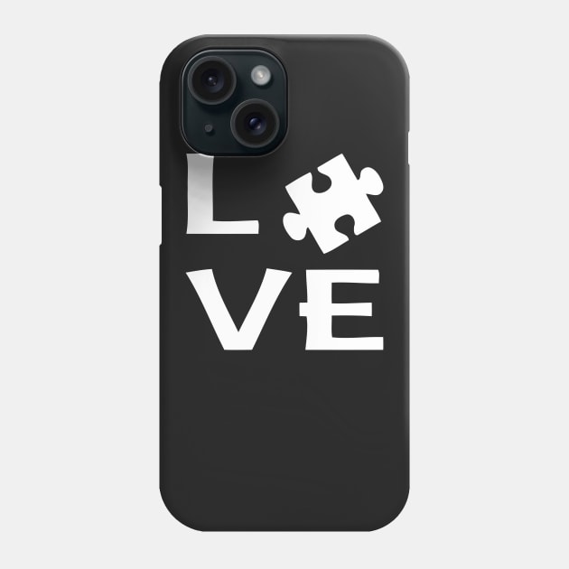 Love Autism Awareness Phone Case by Mariteas