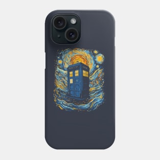 starry blue box Phone Case