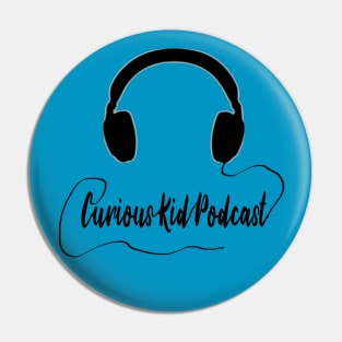 Curious Kid Headphone Logo Pin