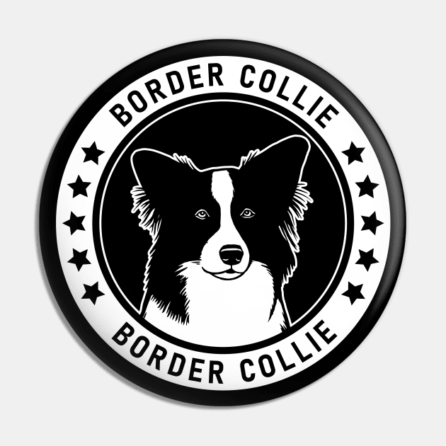 Border Collie Fan Gift Pin by millersye