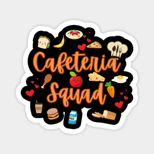 School Cafeteria Squad Magnet