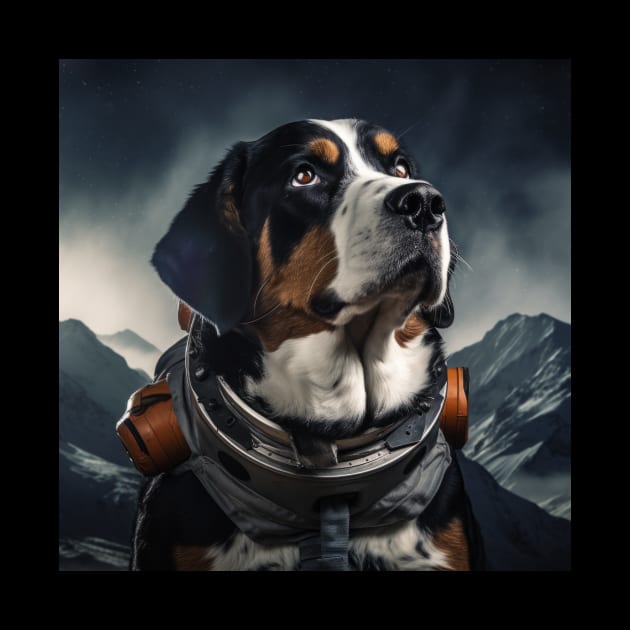 Astro Dog - Greater Swiss Mountain Dog by Merchgard