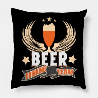 Beer Drinking Team Drinker Group Party Pillow