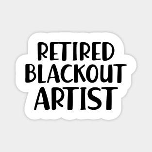 Retired blackout Artist Magnet