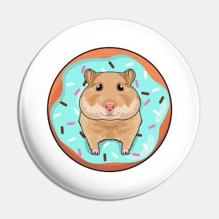 Hamster with Donut Pin