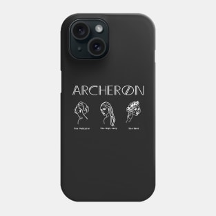 ACOTAR Archeron Sisters Minimalist White Phone Case