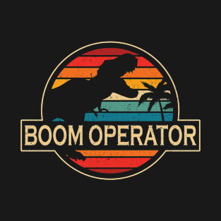 Boom Operator Dinosaur T-Shirt