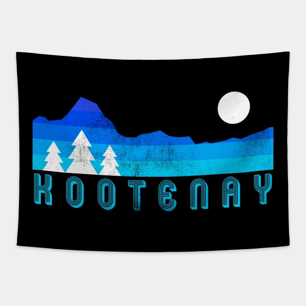 Kootenay national park retro vintage Tapestry by hardy 