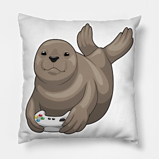 Seal Gamer Controller Pillow