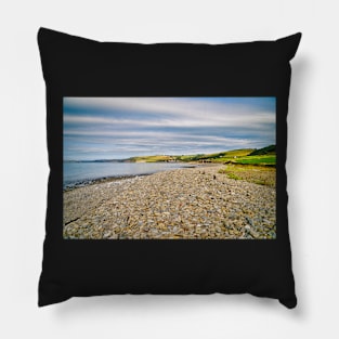 Wonderful Coastal Scenery - Pebble Beach & Aberarth Pillow