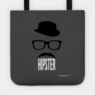 I'M A HIPSTER (with moustache) Tote