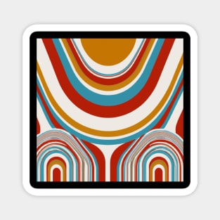 Abstract vintage illustration Magnet