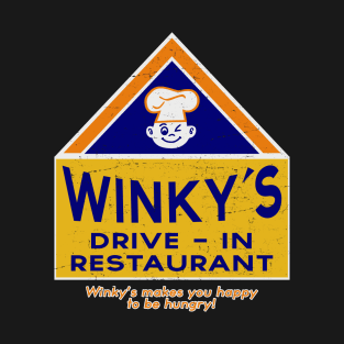 Distressed WInky's Hamburgers T-Shirt