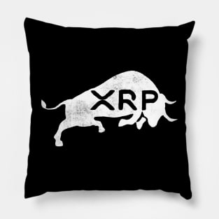 Ripple XRP Bullish Vintage Pillow