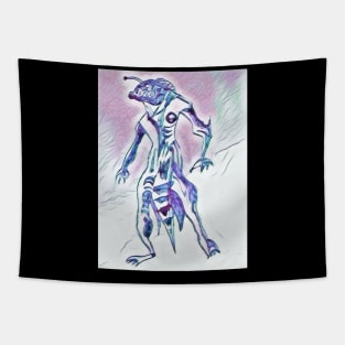 space alien UFO Tapestry