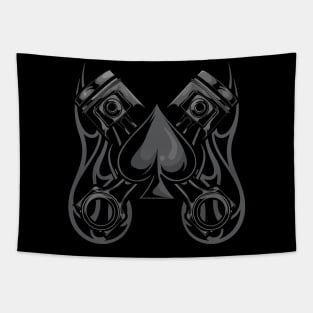 Poker and Cars - Hotrod Poker Art Gift Tapestry