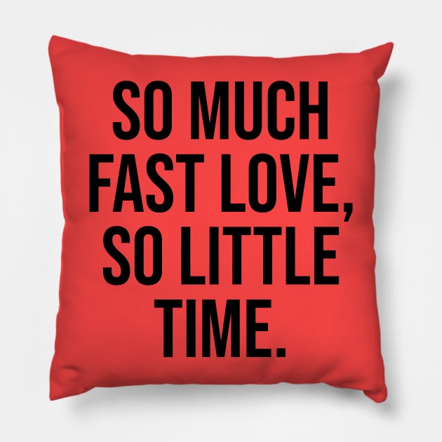 So much fast food, So little time Fastfood lover Pillow by Relaxing Art Shop