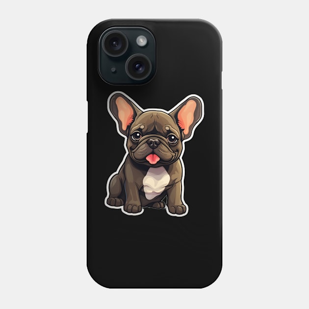 Cute French Bulldog Frenchie Dog Lover Funny Phone Case by fromherotozero