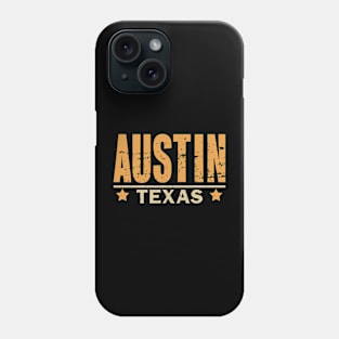 Austin Texas bold vintage Phone Case