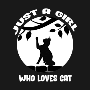 Just A Girl Who Loves Cats T-Shirt