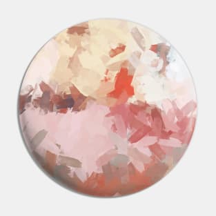 Maroon Emotion Abstract Painting Pin