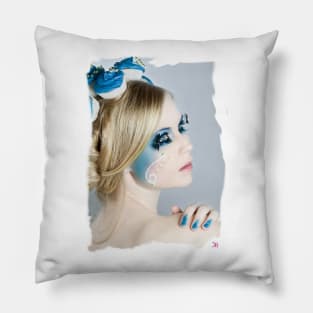 Blue Cupcakes Pillow