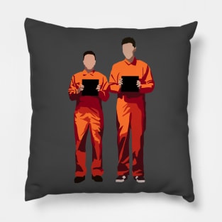 Minimal Ghoul Boys Pillow