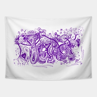 Tara - an Aussie Tangled Name in Purple Tapestry