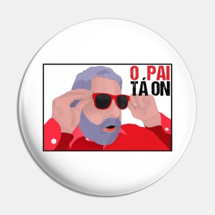 Funny Lula Meme with Sunglasses Pin