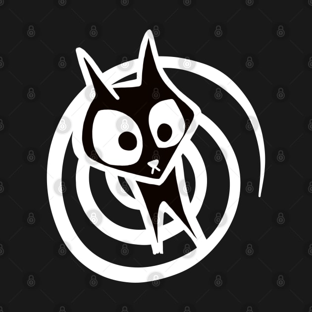 Black Cat Spiral | Twilight Zone Kitty (dark) by HouseofRoc