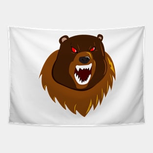 Raging Bear Tapestry