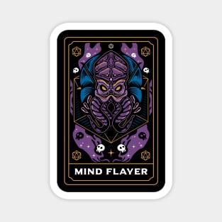 Mind Flayer Tarot Card Magnet