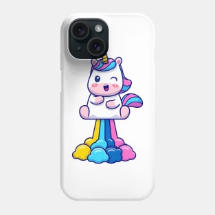 the last unicorn Phone Case