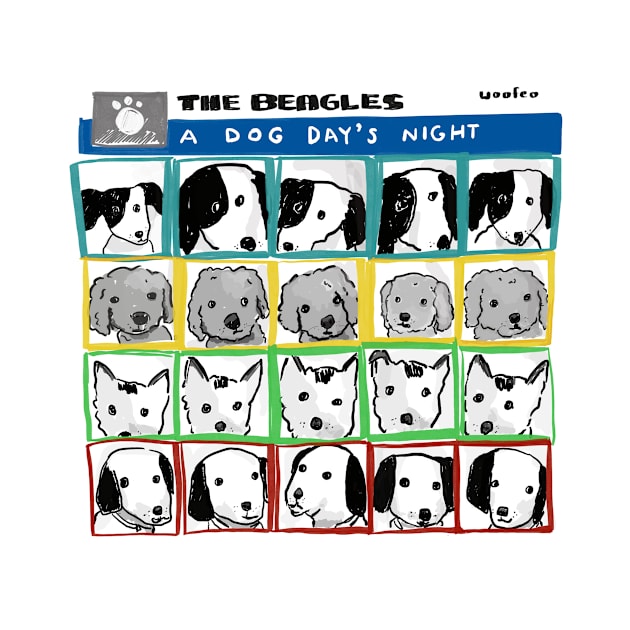 Beatles Beagles Album by logoarts